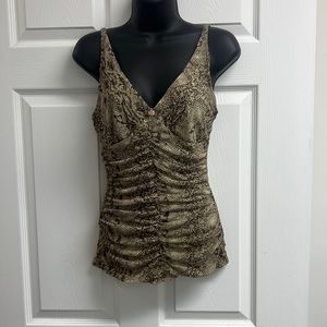 Express Snakeskin tank-NWOT